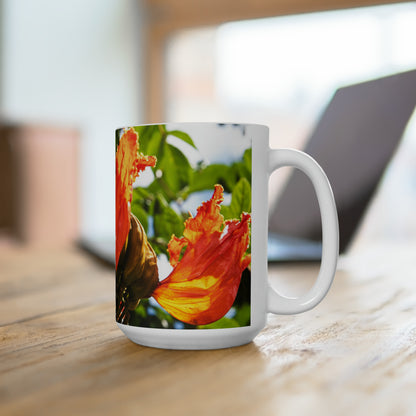 African Tulip Blossom - Mug