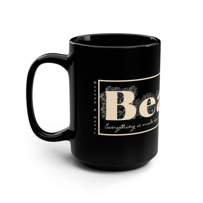 "Beauty" Mug - Everything Black & Creamed Honey