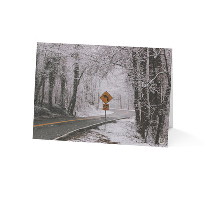 Winter Road - Greeting Cards