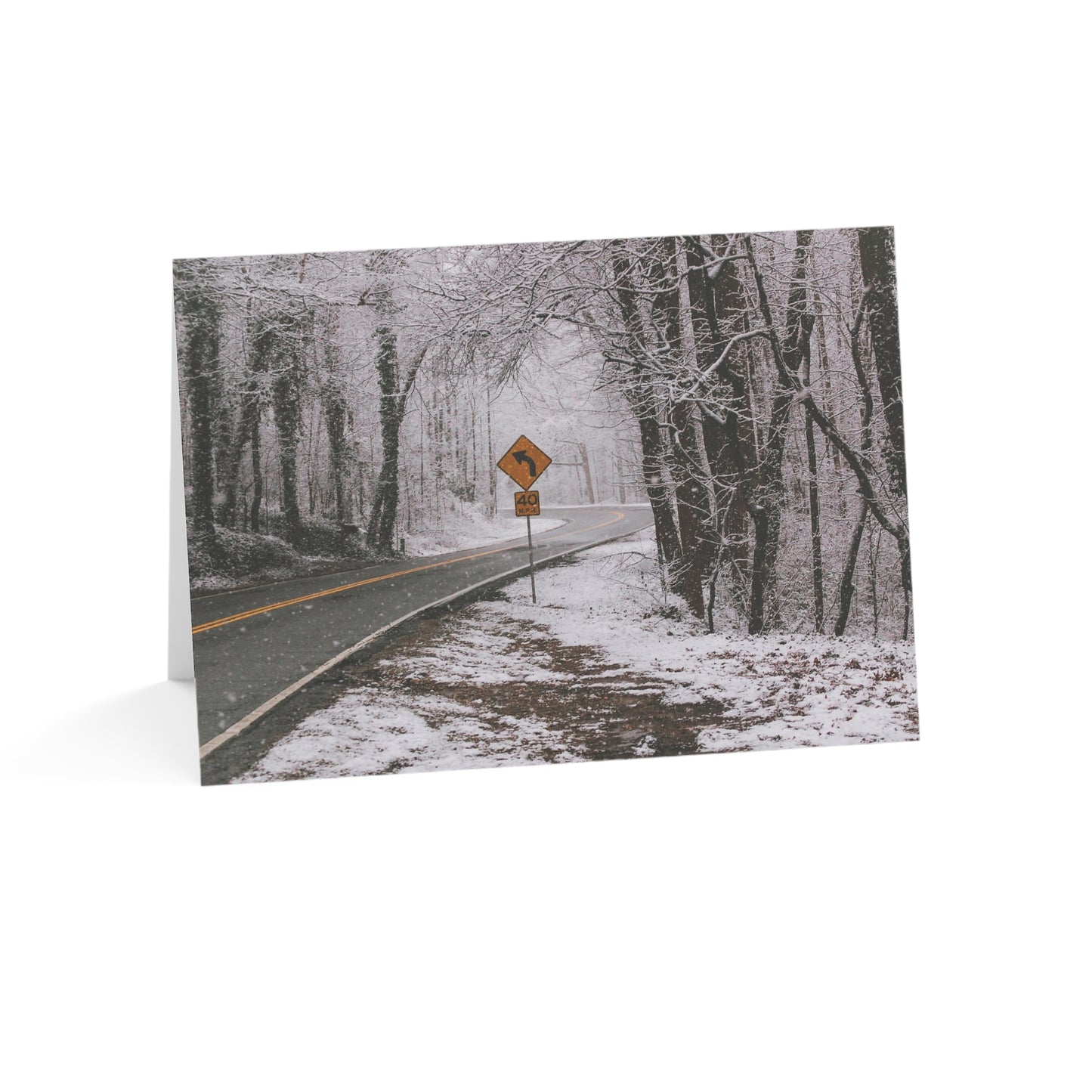 Winter Road - Greeting Cards