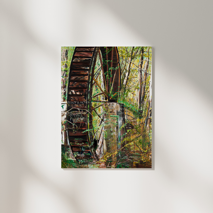 Berry Mill Water Wheel - Canvas