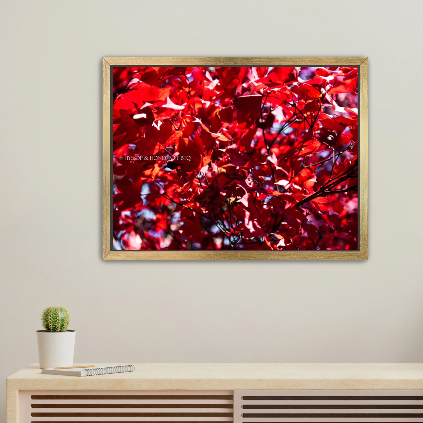 Red Maple / Centered - Canvas