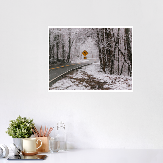 Winter Road - Unframed Prints