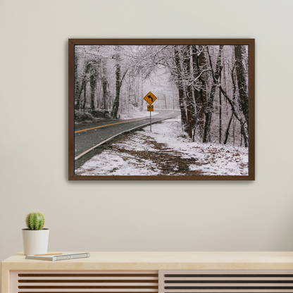 Winter Road - Canvas