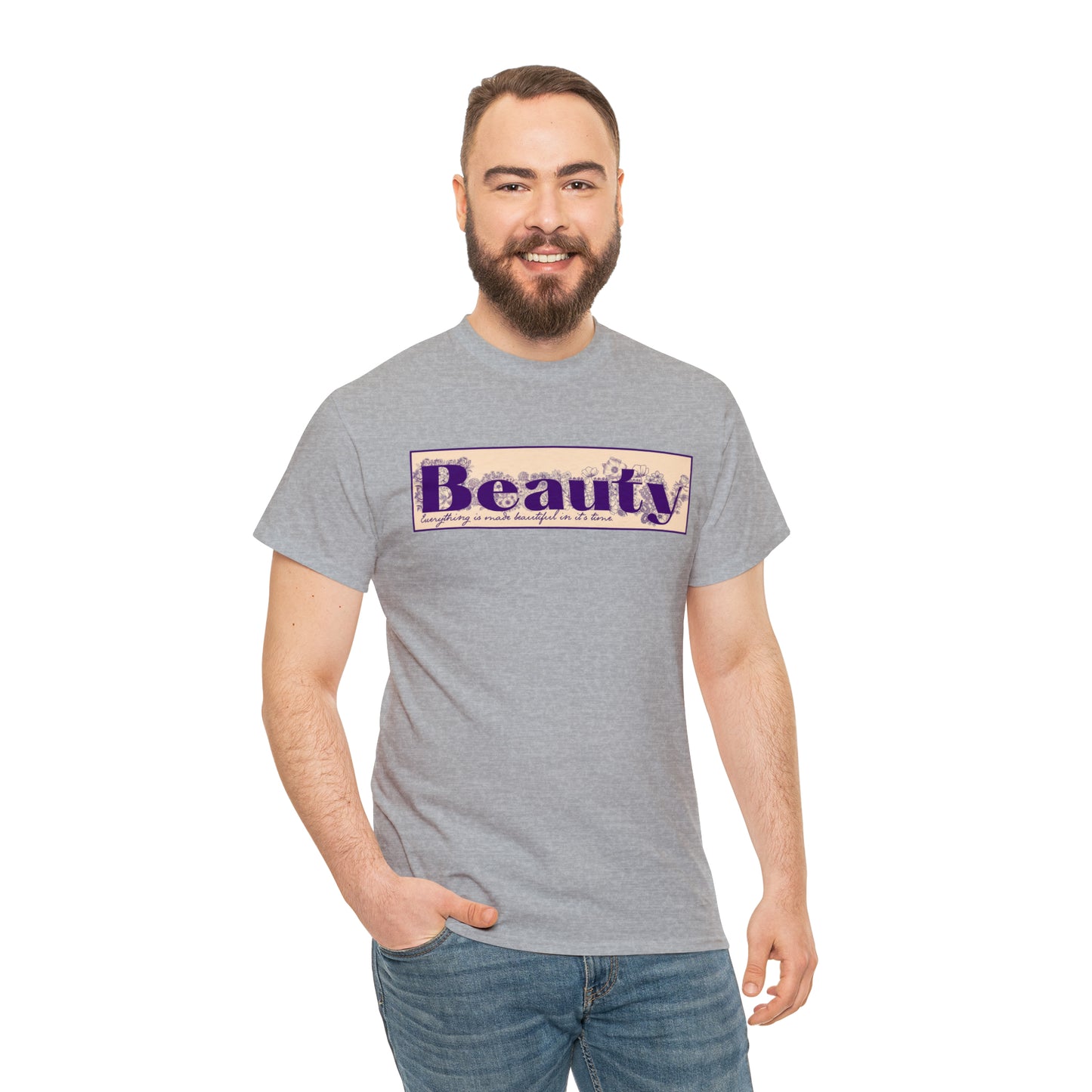 "Beauty" Cotton Graphic Tee - Everything Hyssop & Honey
