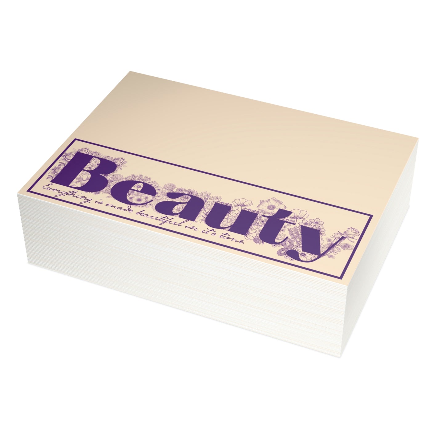 "Beauty" Greeting Cards - Everything Hyssop & Honey